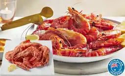 Coles Coles Australian Thawed Cooked Extra Large Black Tiger Prawns offer