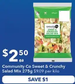 Ritchies Community Co Sweet & Crunchy Salad Mix offer