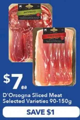 D'Orsogna Sliced Meat