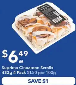 Ritchies Suprima Cinnamon Scrolls offer