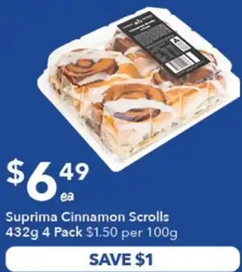 Suprima Cinnamon Scrolls