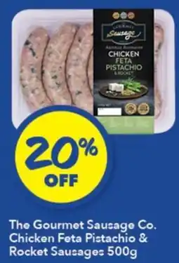Ritchies The Gourmet Sausage Co. Chicken Feta Pistachio & Rocket Sausages offer