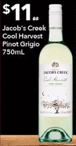 Ritchies Jacob's Creek Cool Harvest Pinot Grigio offer