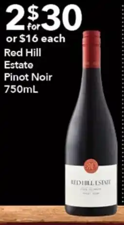 Ritchies Red Hill Estate Pinot Noir offer