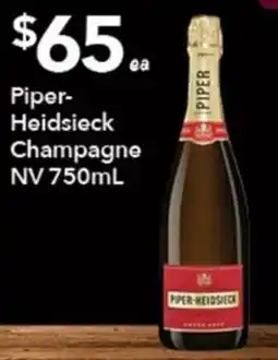 Ritchies Piper-Heidsieck Champagne offer