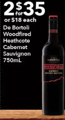Ritchies De Bortoli Woodfired Heathcote Cabernet Sauvignon offer