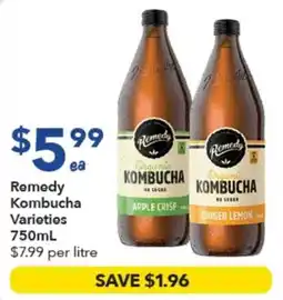 Ritchies Remedy Kombucha Varieties offer