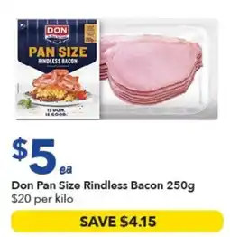 Ritchies Don Pan Size Rindless Bacon offer