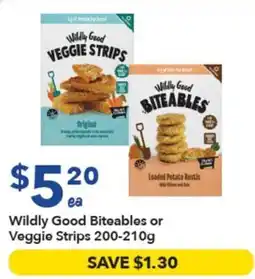 Ritchies Wildly Good Biteables or Veggie Strips offer