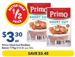Ritchies Primo Short Cut Rindless Bacon offer