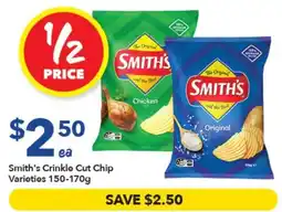 Ritchies Smith's Crinkle Cut Chip Varieties offer