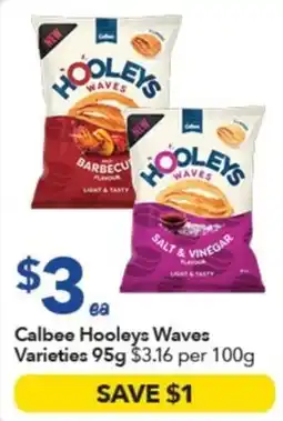 Ritchies Calbee Hooleys Waves Varieties offer