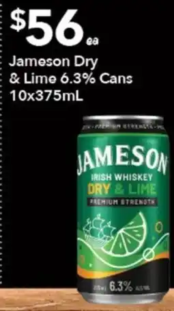 Ritchies Jameson Dry & Lime offer
