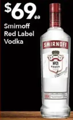 Ritchies Smirnoff Red Label Vodka offer