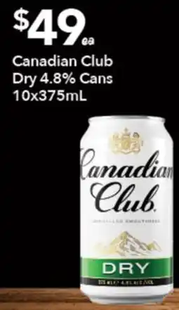 Ritchies Canadian Club Dry offer