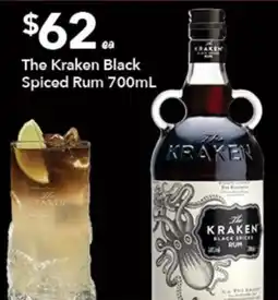 Ritchies The Kraken Black Spiced Rum offer
