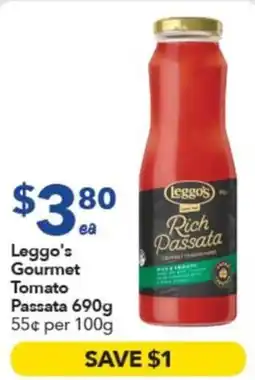 Ritchies Leggo's Gourmet Tomato Passata offer
