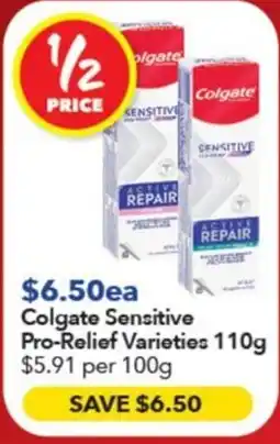 Ritchies Colgate Sensitive Pro-Relief Varieties offer