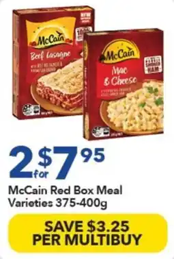 Ritchies McCain Red Box Meal Varieties offer