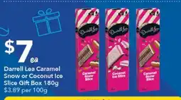Ritchies Darrell Lea Caramel Snow or Coconut Ice Slice Gift Box offer