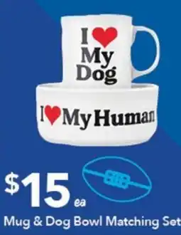 Ritchies Mug & Dog Bowl Matching Set offer