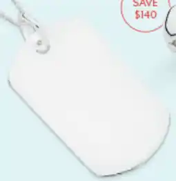 Angus & Coote Engravable Pendant offer