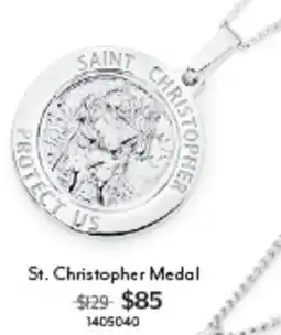 Angus & Coote St. Christopher Medal Pendant offer