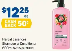 Foodland Herbal Essences Shampoo or Conditioner offer