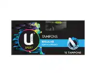 U By Kotex Sport Tampons Regular 16 Pack