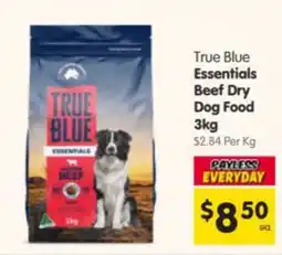 Spar True Blue Essentials Beef Dry Dog Food offer