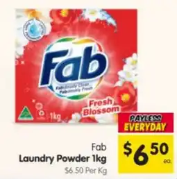 Spar Fab Laundry Powder offer