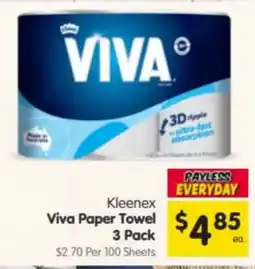 Spar Kleenex Viva Paper Towel offer