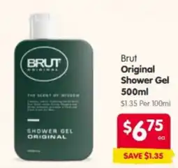 Spar Brut Original Shower Gel offer