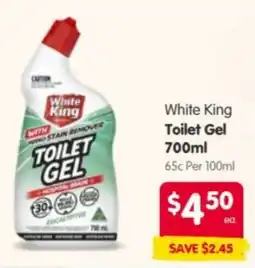 Spar White King Toilet Gel offer