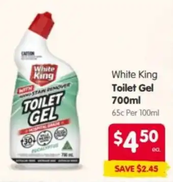 Spar White King Toilet Gel offer