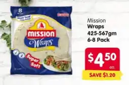 Spar Mission Wraps offer