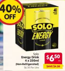 Spar Solo Energy Drink offer
