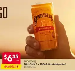 Spar Bundaberg Ginger Beer offer