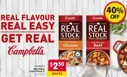 Spar Campbell's Real Stock Liquid Stock offer
