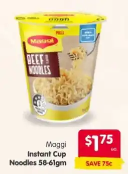Spar Maggi Instant Cup Noodles offer