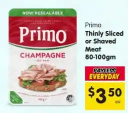 Spar Primo Champagne Leg Ham offer