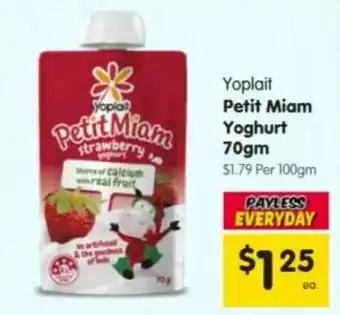 Spar Yoplait Petit Miam Yoghurt offer