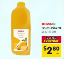 Spar Mekta Fruit Drink offer