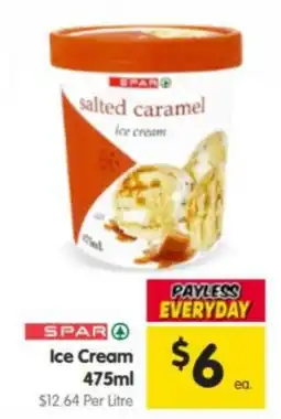 Spar SPAR salted caramel ice cream offer