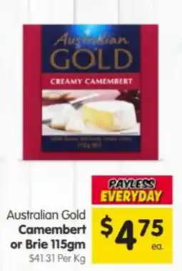 Spar Australian Gold Camembert offer