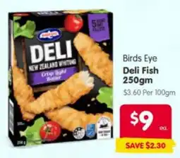 Spar Birds Eye Deli Fish offer