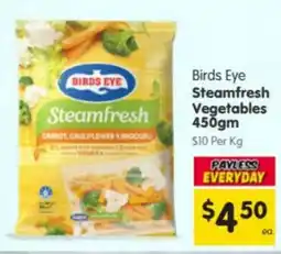 Spar Birds Eye Steamfresh Vegetables offer