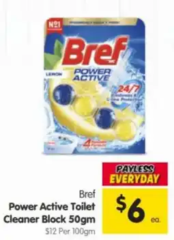 Spar Bref Power Active Toilet Cleaner Block offer