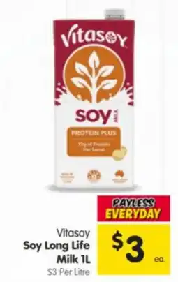 Spar Vitasoy Soy Long Life Milk offer