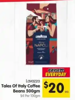 Spar Lavazza Tales Of Italy Coffee Beans offer